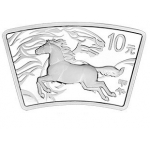 2014年马年扇形银币（1盎司）